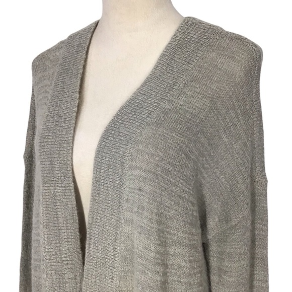 Soaked In Luxury Alpaca Blend Galia Open Front Cardigan - Picture 4 of 9